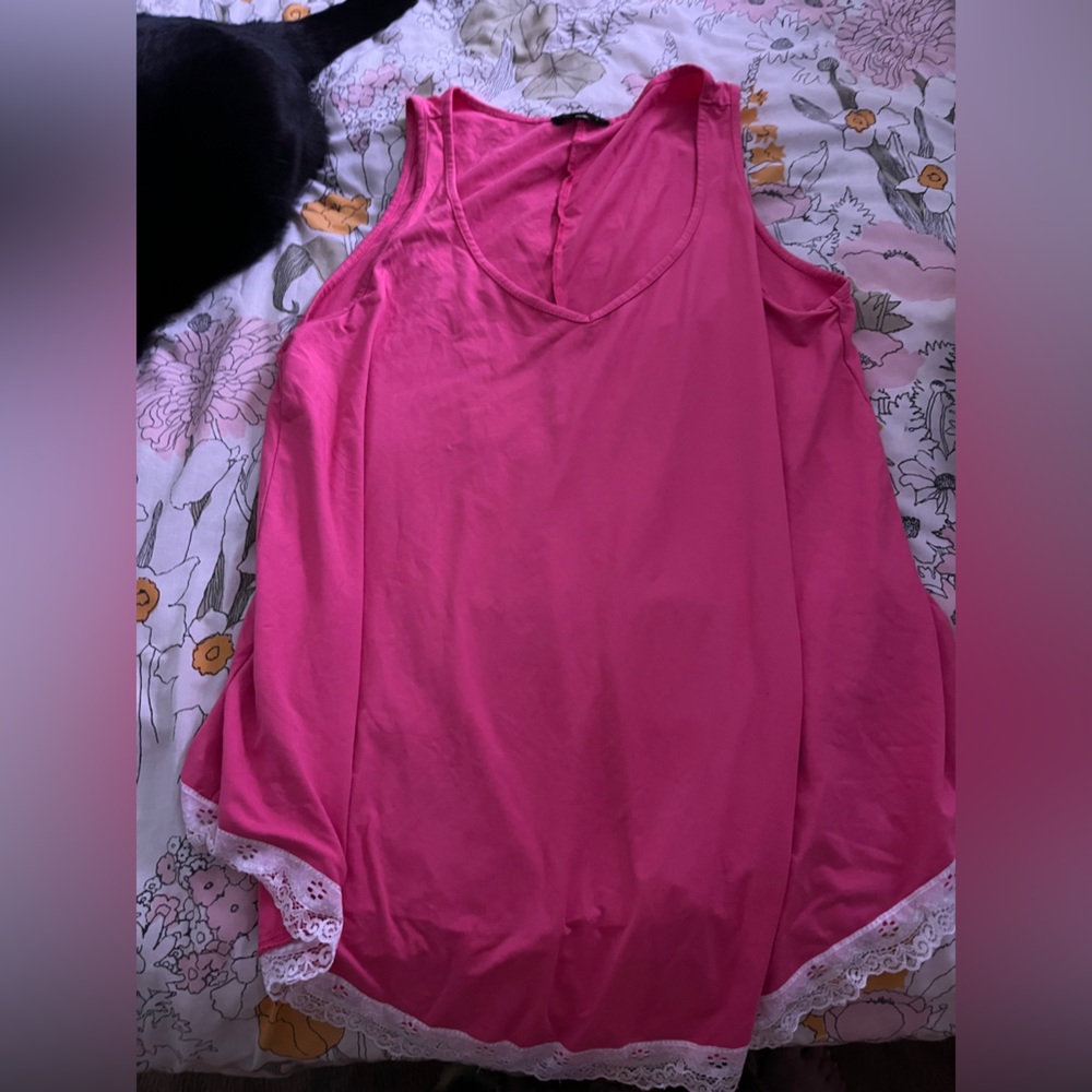 2X Pink Tank Top